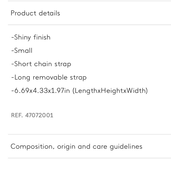 🥭 Mango satin black mini bag with top handle - Picture 9 of 9